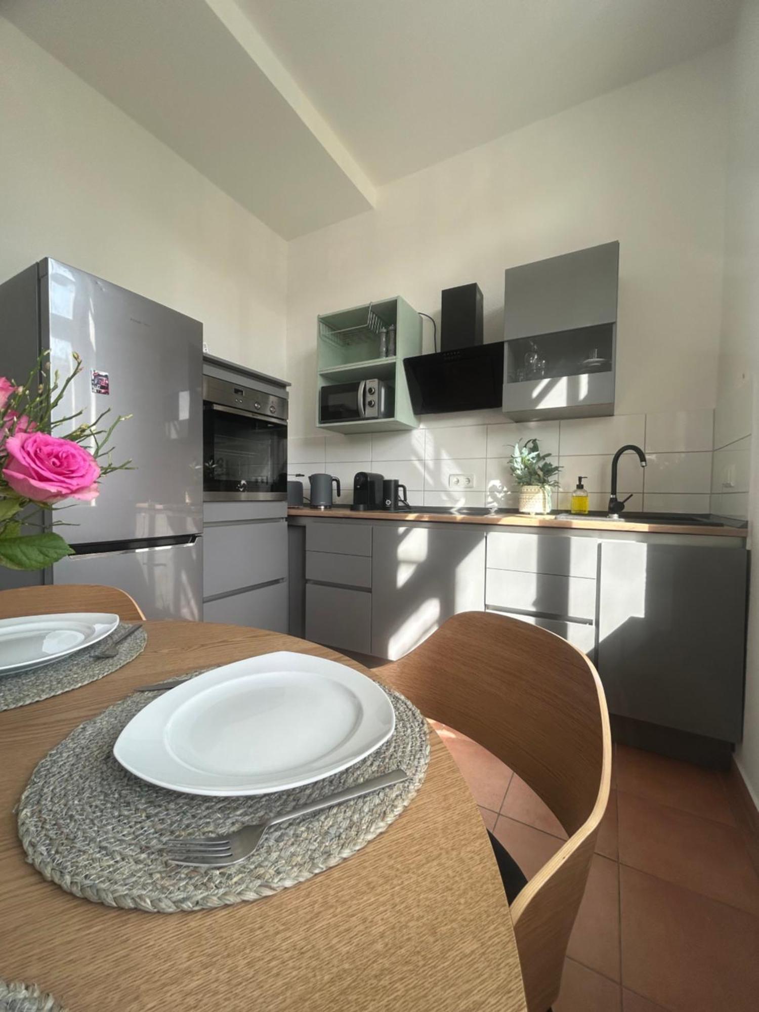 Mintara Komfort Apartment Mit Grill -Terrasse, Sky Und Parkplatz 马格德堡 外观 照片